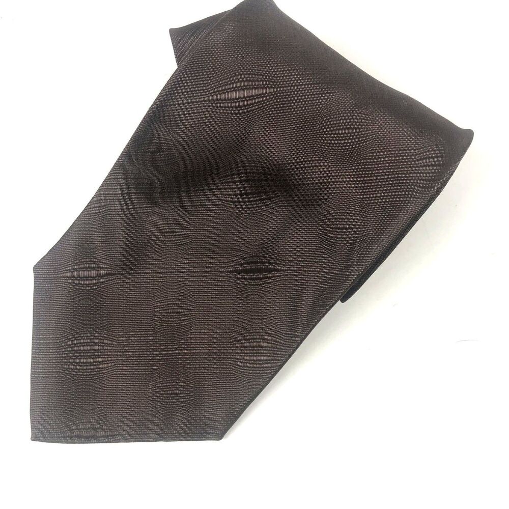 Robert Talbott Best of Class Nordstrom Hand Sewn Silk Tie - Brown Textured, USA